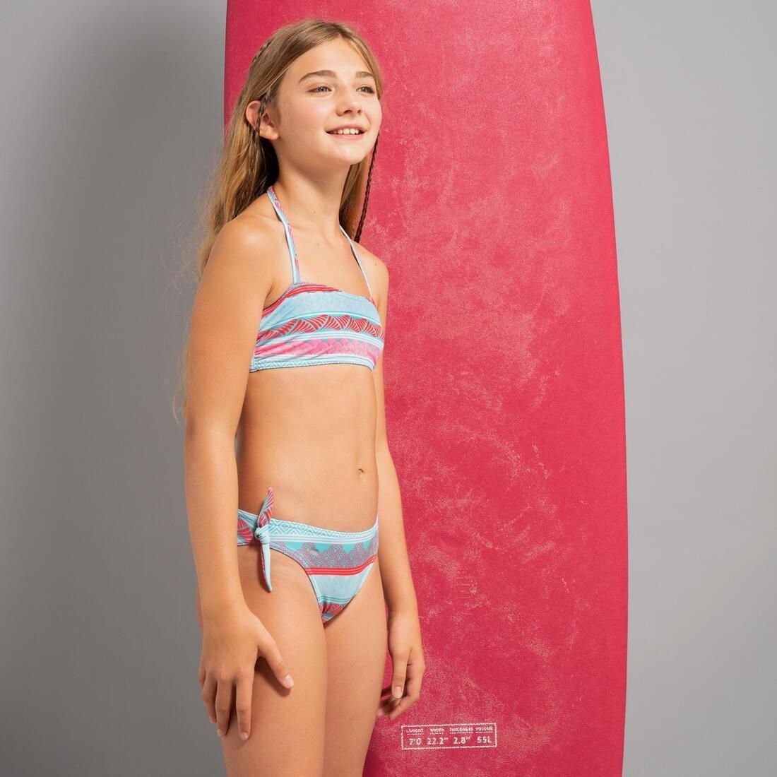 Kids Girls Swimsuit Bottoms - Tania 100, Khaki, No Color, large image number 14