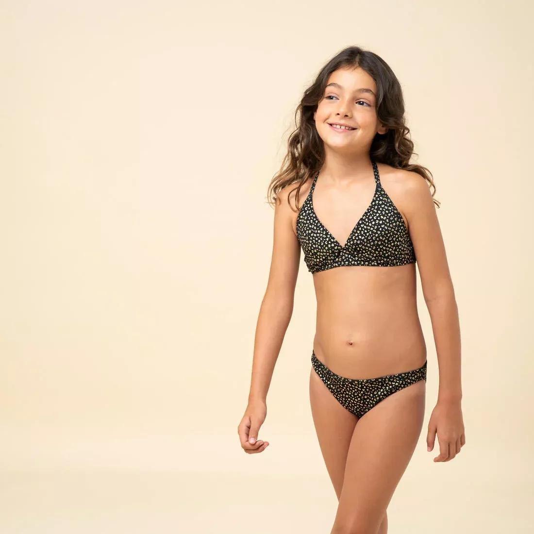 Kids Girls Zeli Swimsuit Bottoms - 100, Black, , large image number 2