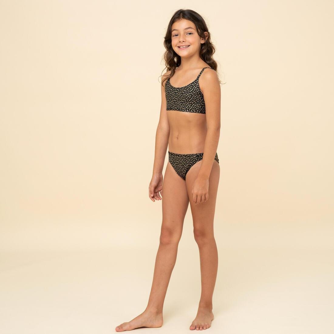 Kids Girls Zeli Swimsuit Bottoms - 100, Black, , large image number 9