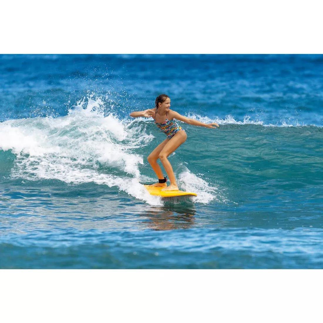 Kids Girls One-Piece Swimsuit - 100, Black, No Color, large image number 11