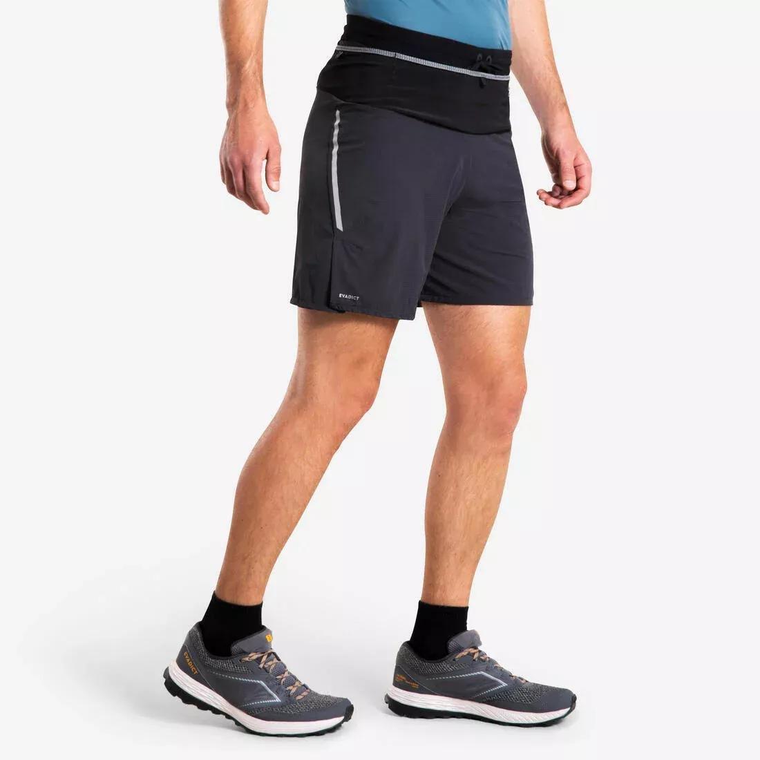 Men Trail Running Shorts - Kiprun Run 900 Ultra, Grey, No Color, large image number 0