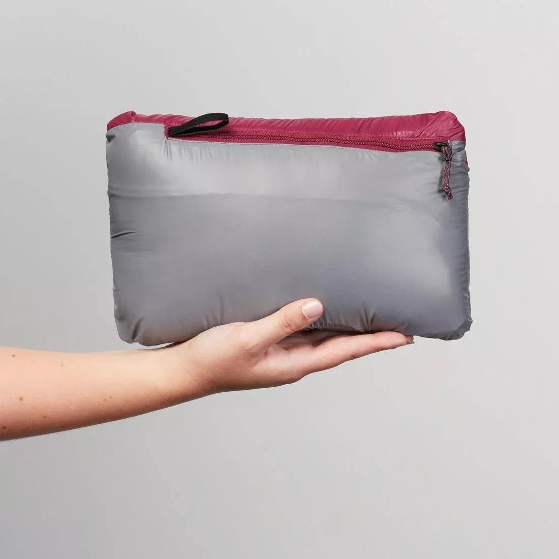 CHERRY PURPLE Women's Mountain Trekking Padded Jacket with Hood - MT100 -5آ°C, No Color, large image number 7