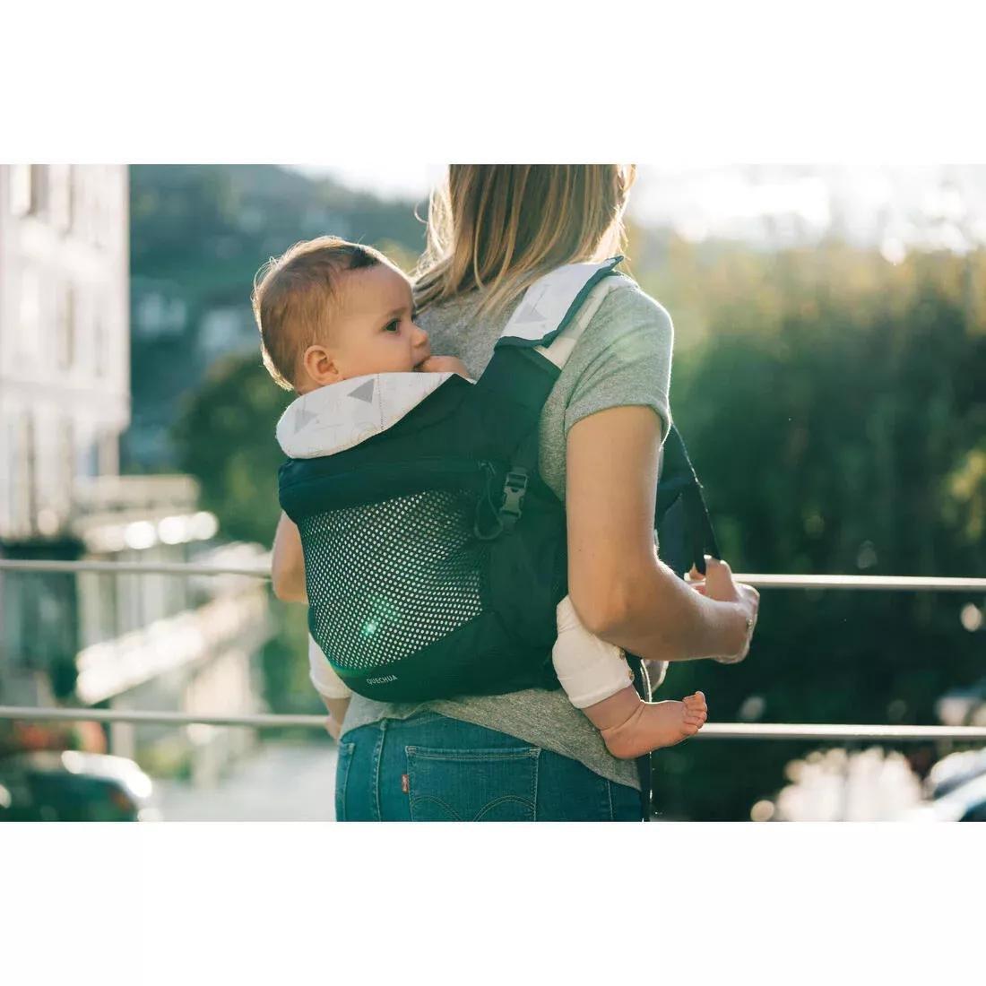 ASPHALT BLUE Physiological Baby Carrier from 9 months to 15 kg - MH500 Navy Blue, No Color, large image number 7