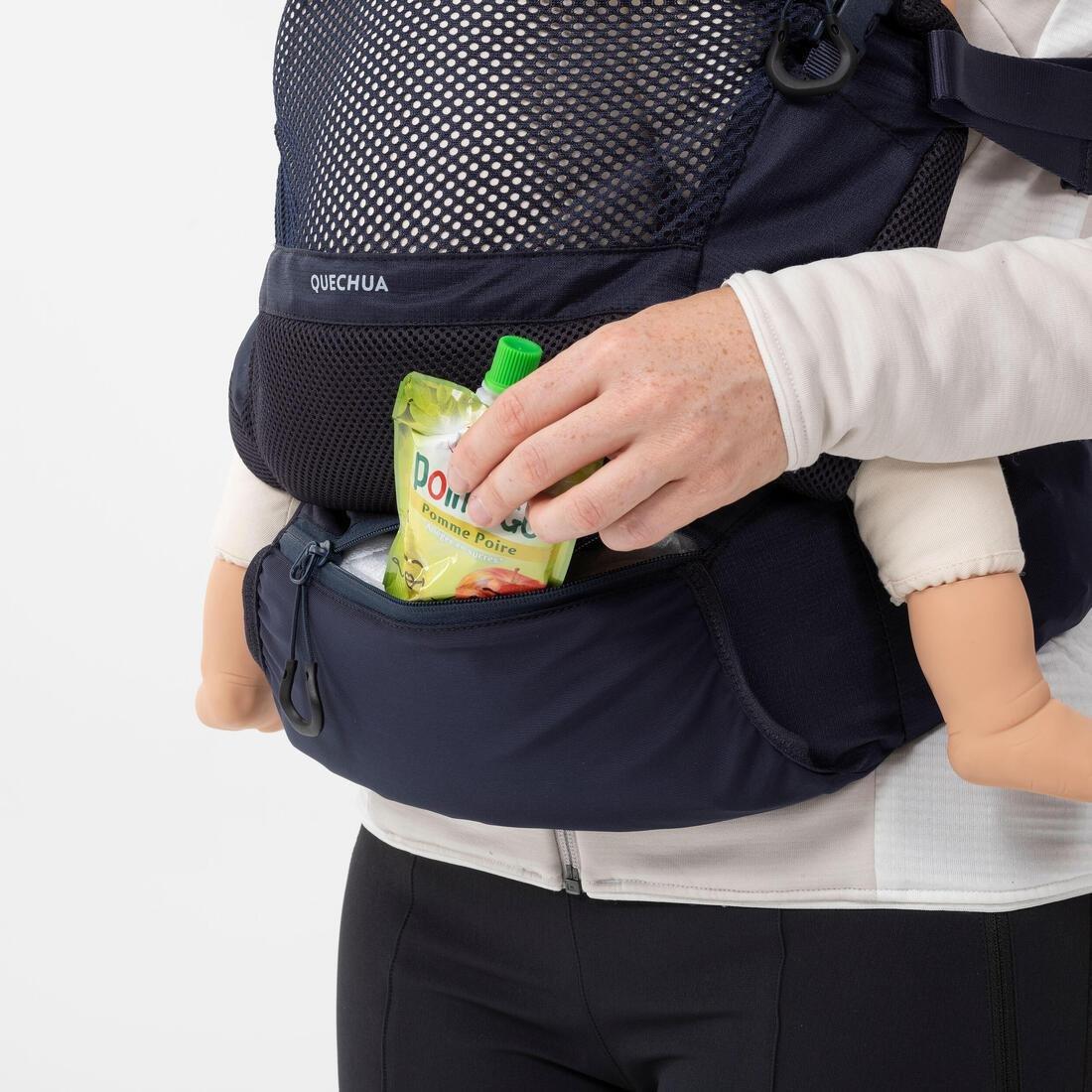 ASPHALT BLUE Physiological Baby Carrier from 9 months to 15 kg - MH500 Navy Blue, No Color, large image number 11