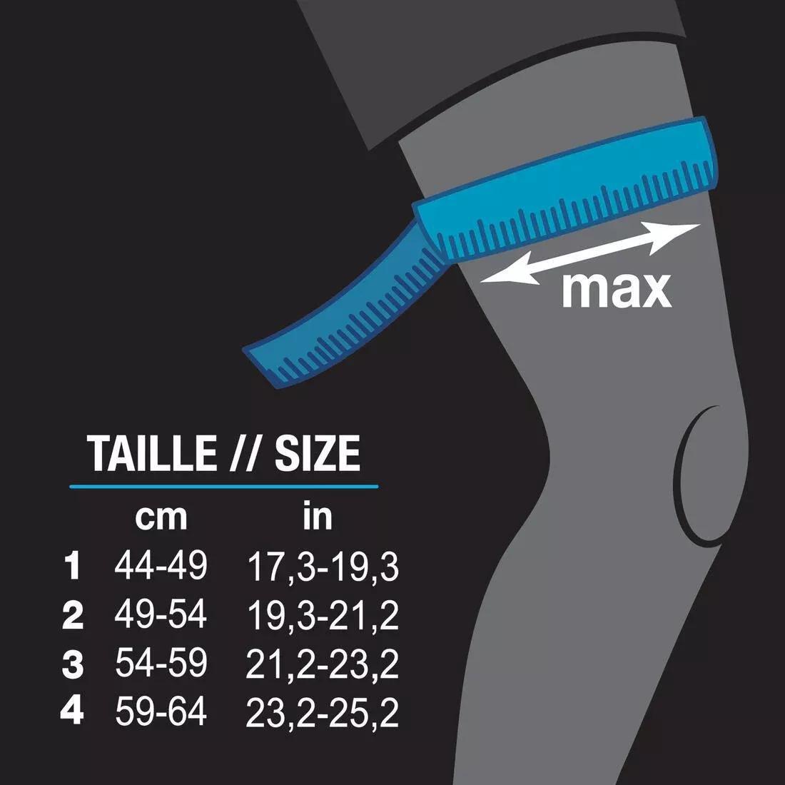 Unisex Compressive Supportive Basketball Thigh Sleeve - Prevent 500, Grey, , large image number 8