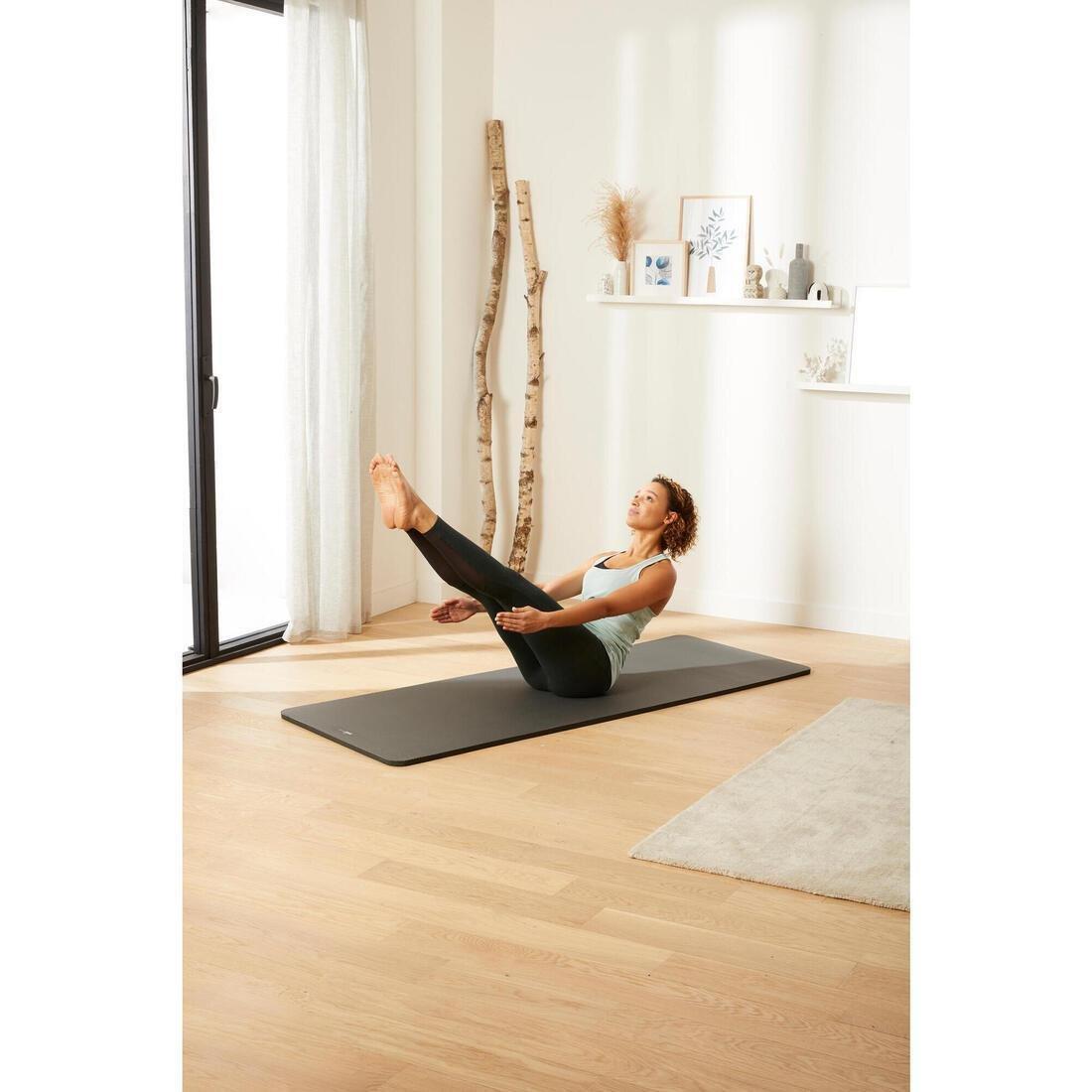 DOMYOS - Pilates Floor Mat - Comfort, Grey