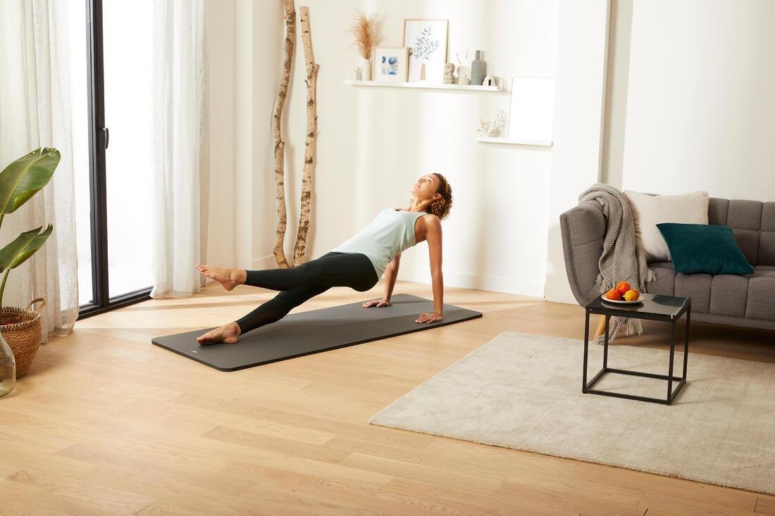 DOMYOS - Pilates Floor Mat - Comfort, Grey