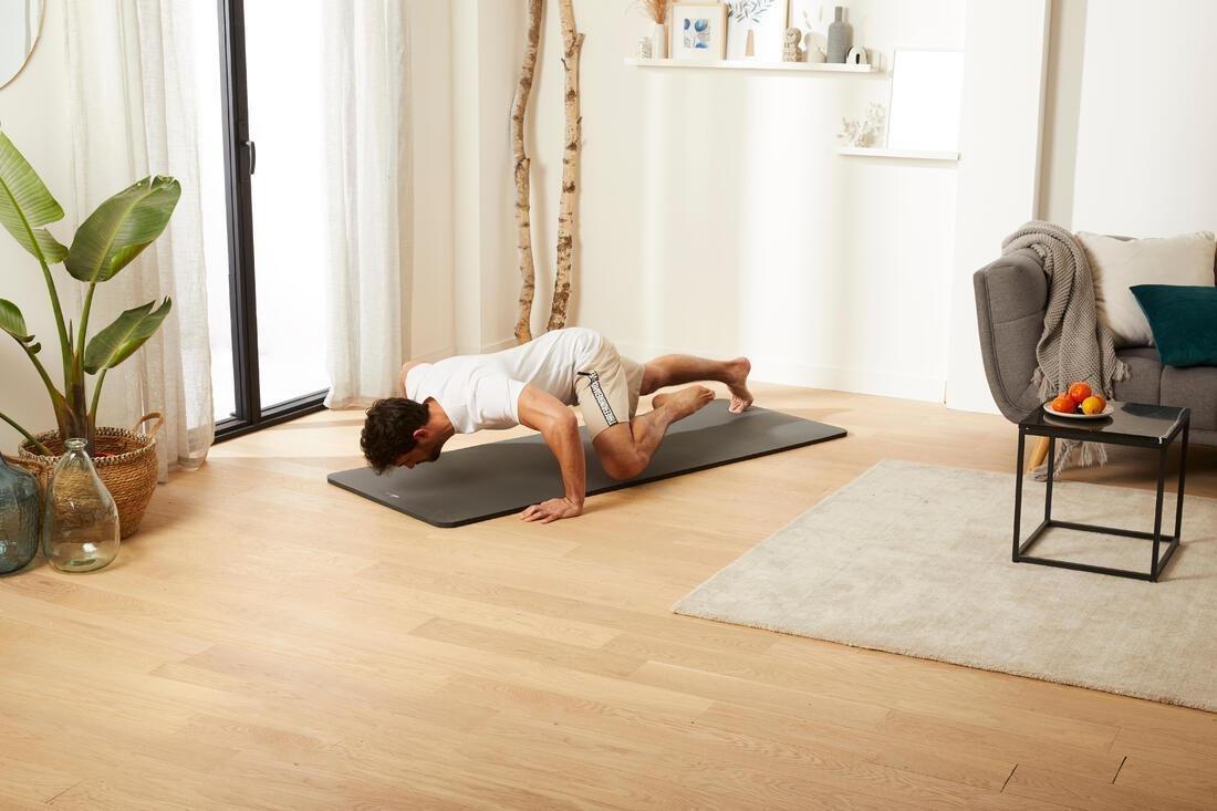 DOMYOS - Pilates Floor Mat - Comfort, Grey