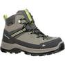 QUECHUA - EU 33  Kid's Waterproof Mountain Walking Shoes MH 50010-5, Iced Coffee