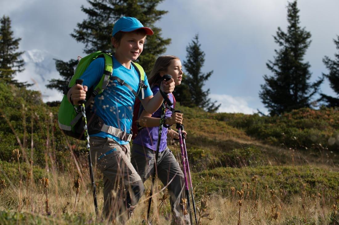 Kids Unisex Mountain Walking Socks - Set Of 2 - Mid Height Crossocks, Navy, No Color, large image number 11