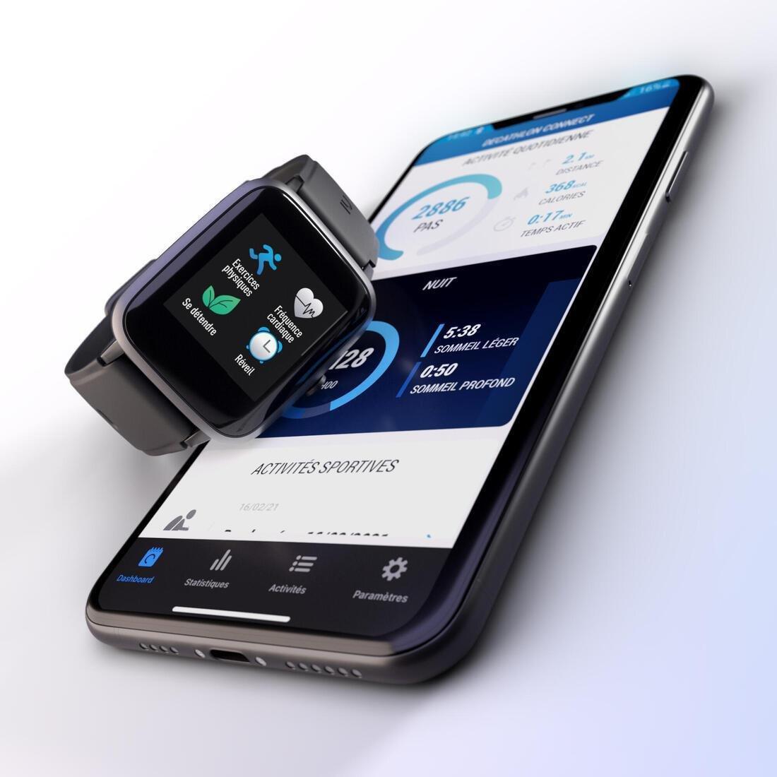 Kalenji Cw700 Hjr Smartwatch With Cardio Fnction, No Color, large image number 10