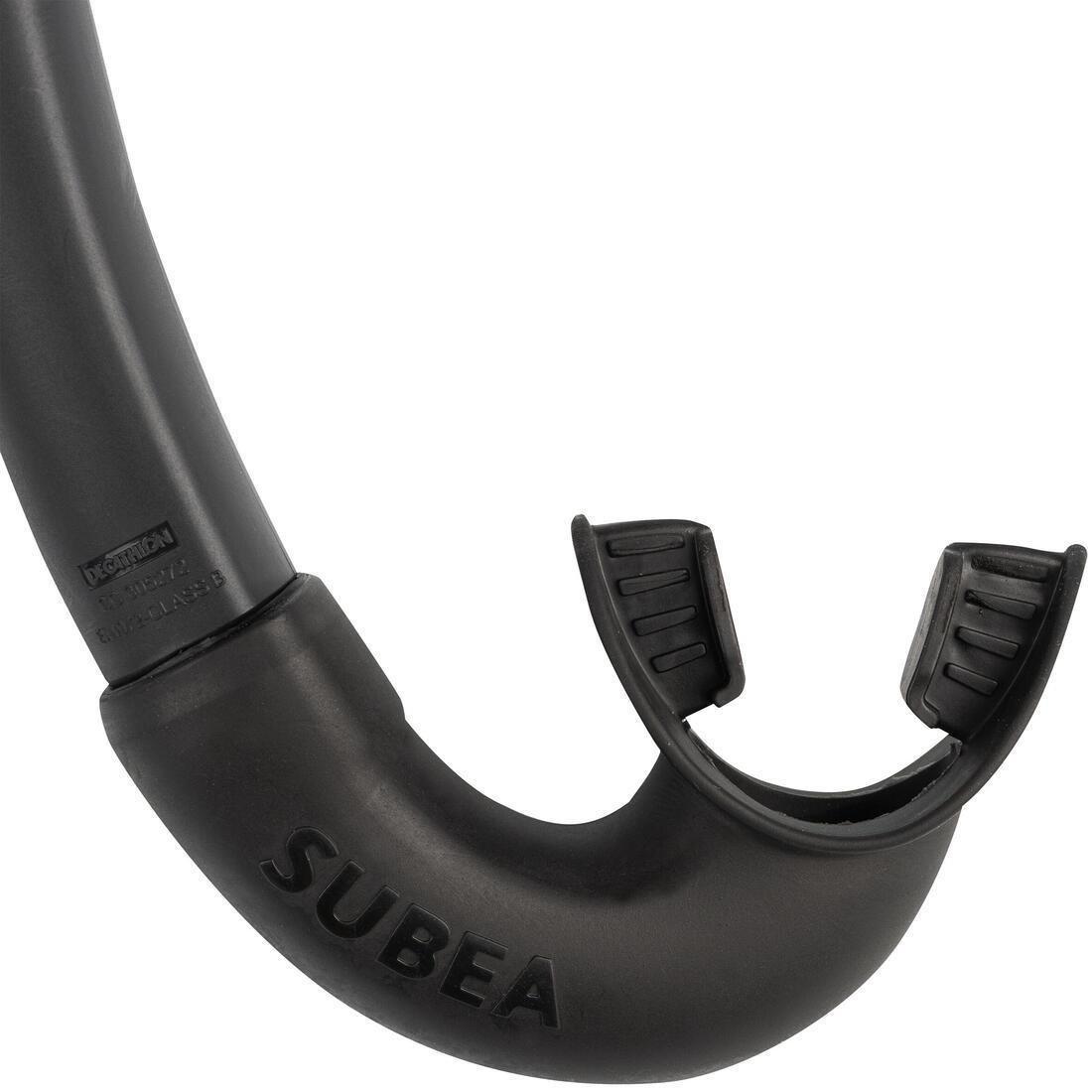 SUBEA - Adult Snorkelling Diving Kit Subea Snorkel Mask - 100, Black