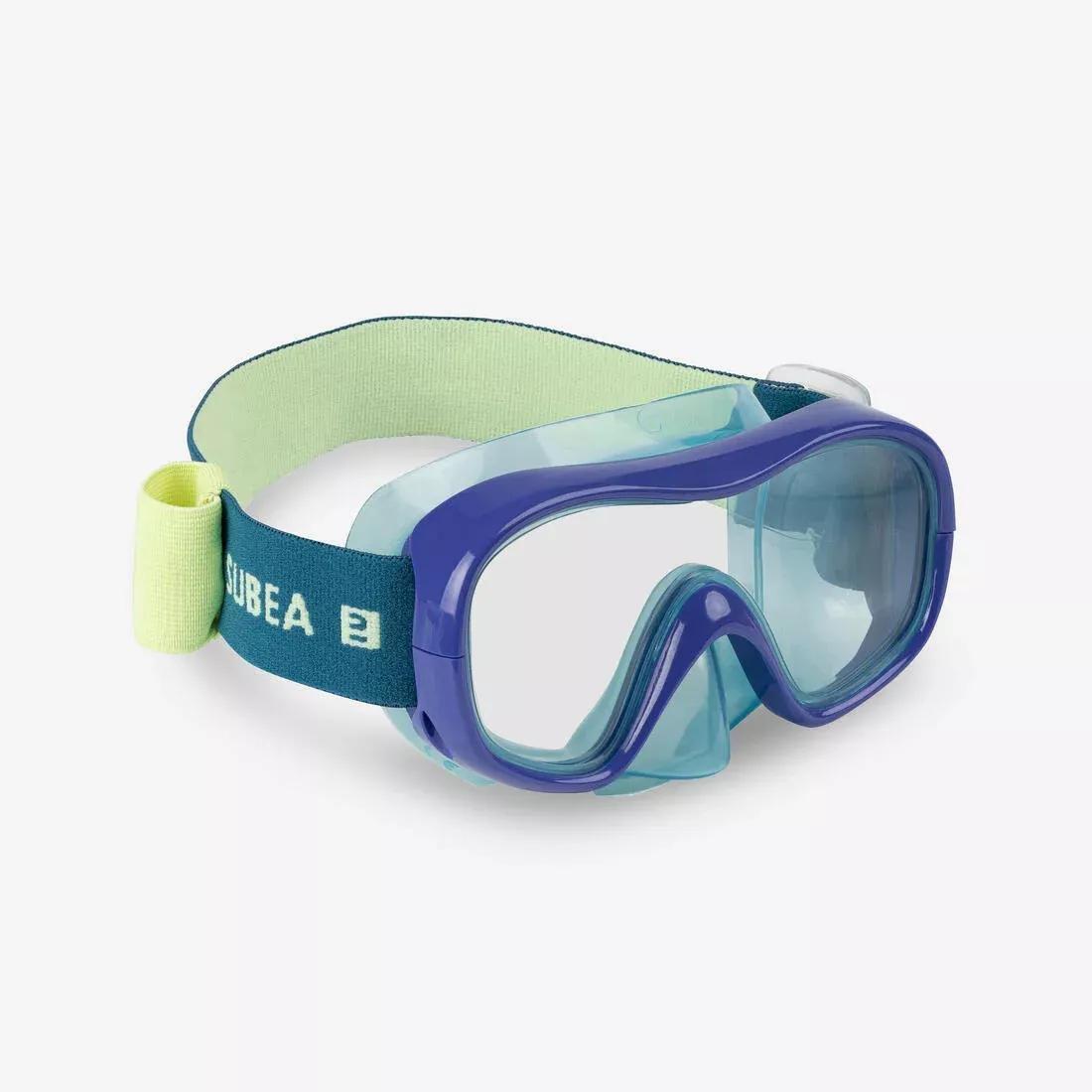 Kids Unisex Diving Mask Comfort Pastel - 100, Grey, , large image number 8