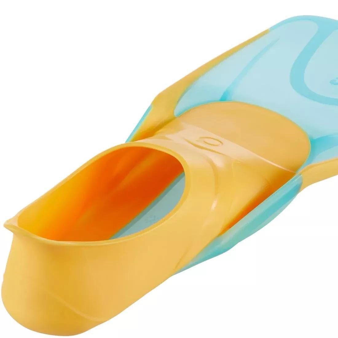 Kids Diving Fins - Ff 100 Soft, Mint, , large image number 2