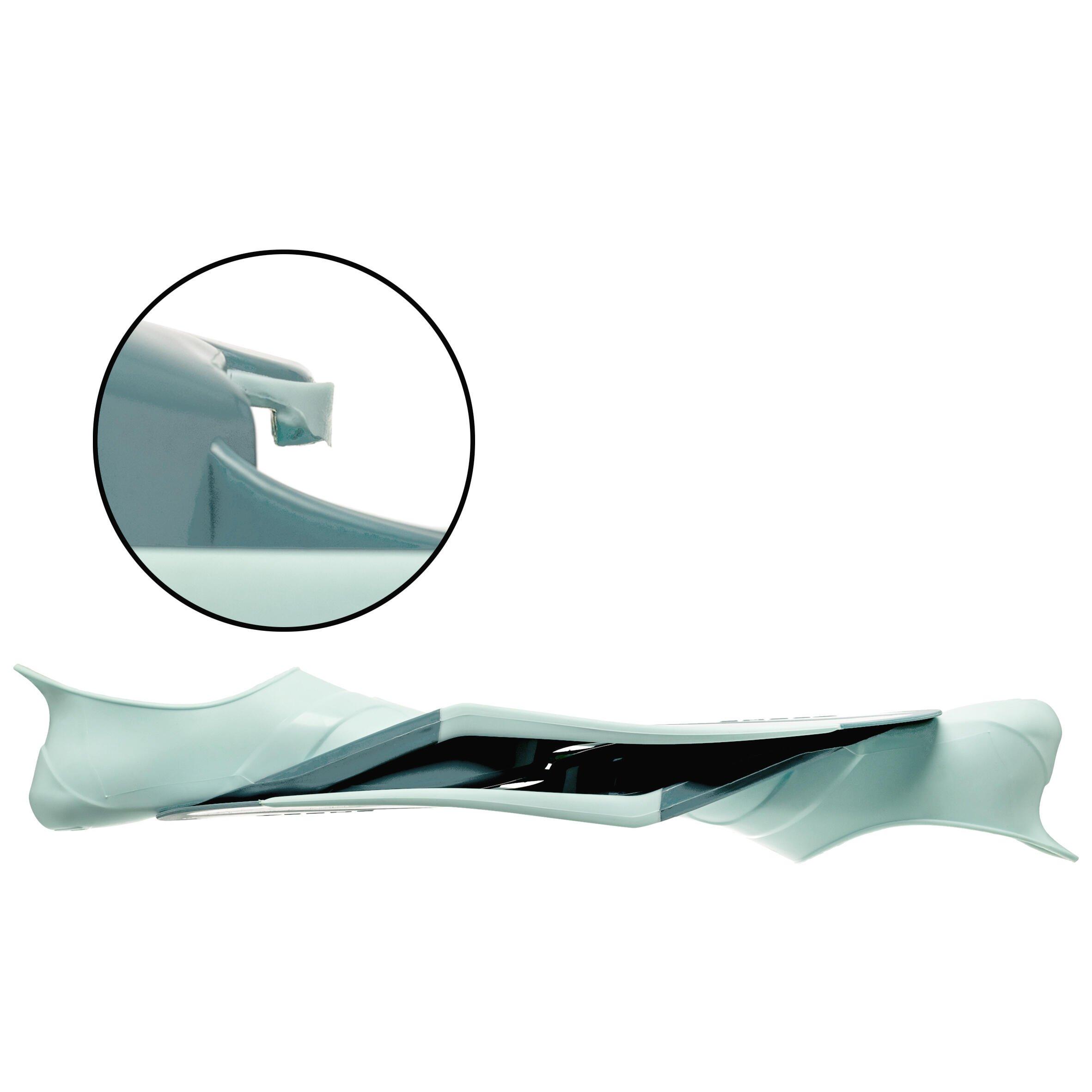 Kids Diving Fins - Ff 100 Soft, Mint, No Color, medium