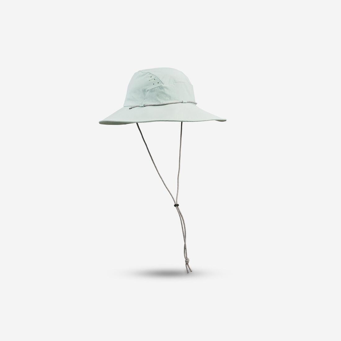 Women Anti-Uv Trekking Cap - Mt500, Green, , large image number 0