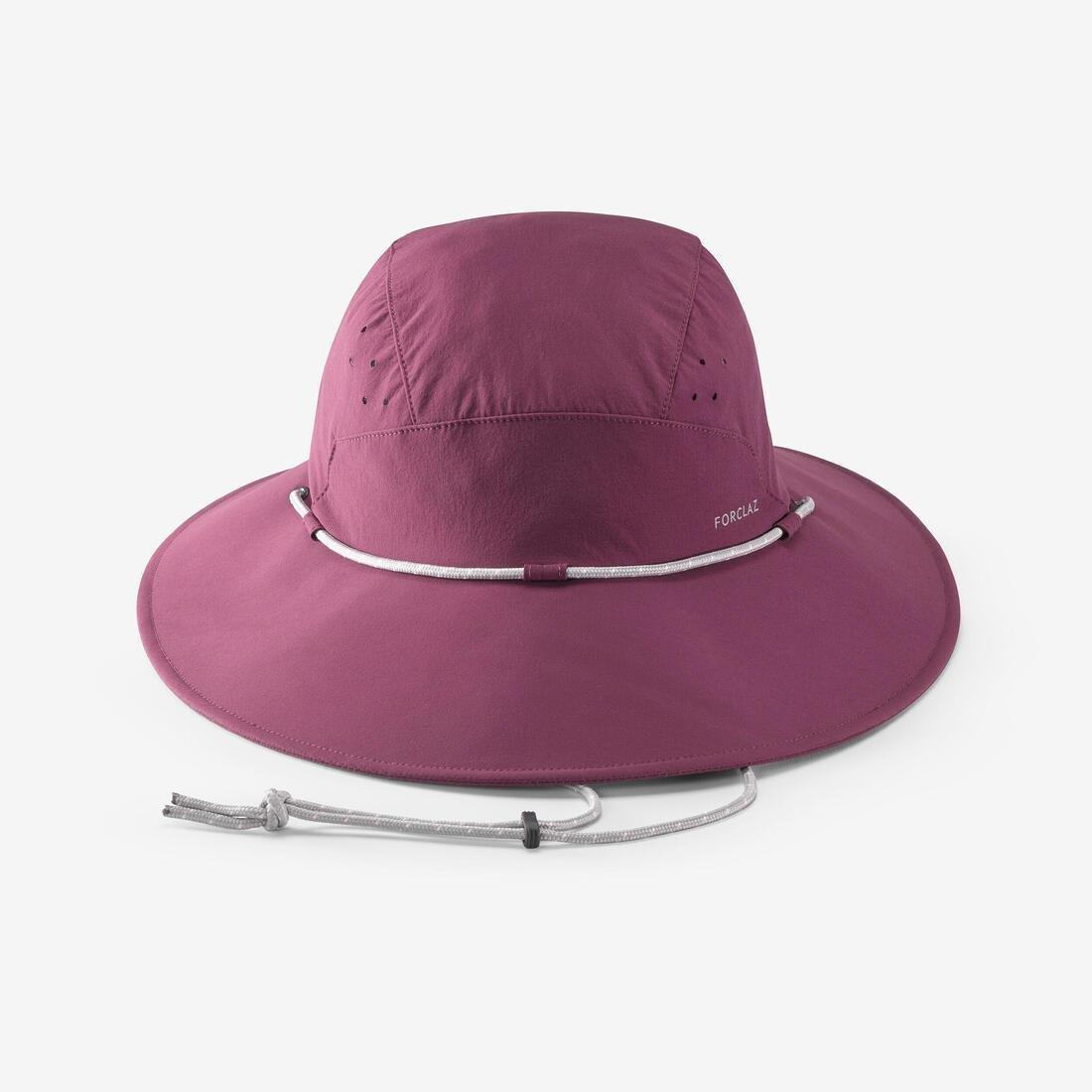 Women Anti-Uv Trekking Cap - Mt500, Green, , large image number 8