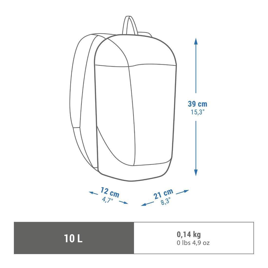 QUECHUA - Hiking 10 L Backpack - Nh Arpenaz 50, Green