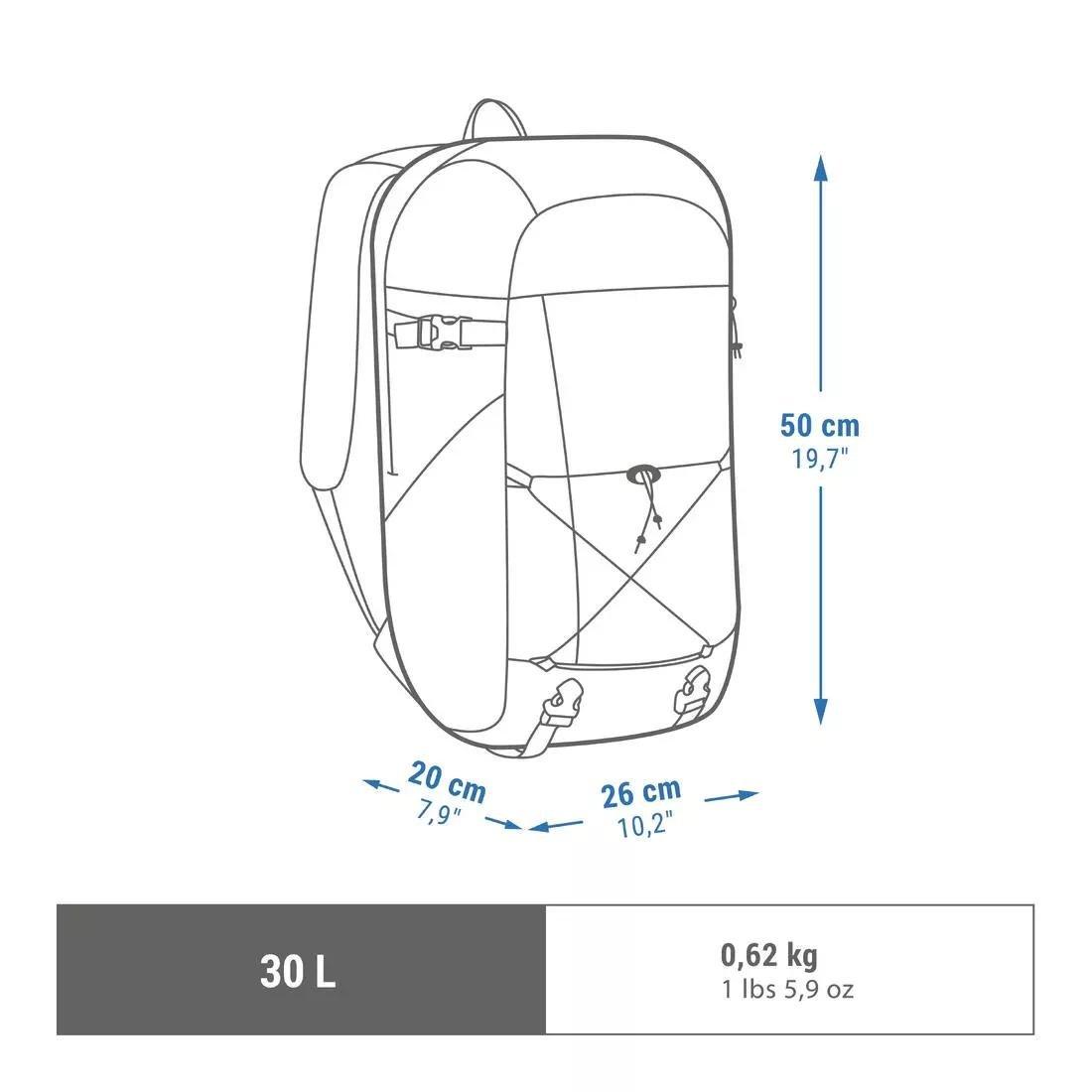 Hiking 30L Backpack - Nh Arpenaz 100, Blue, No Color, large image number 7