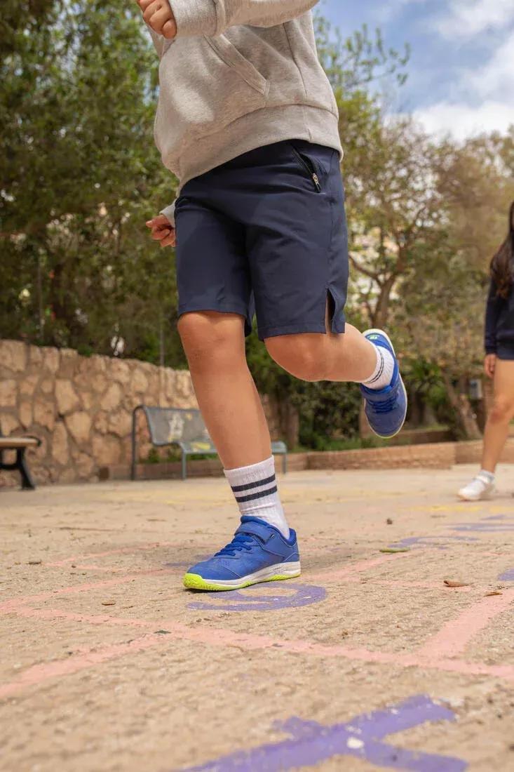 Kids Durable Rip-Tab Trainers - TS160, Navy, , large image number 2