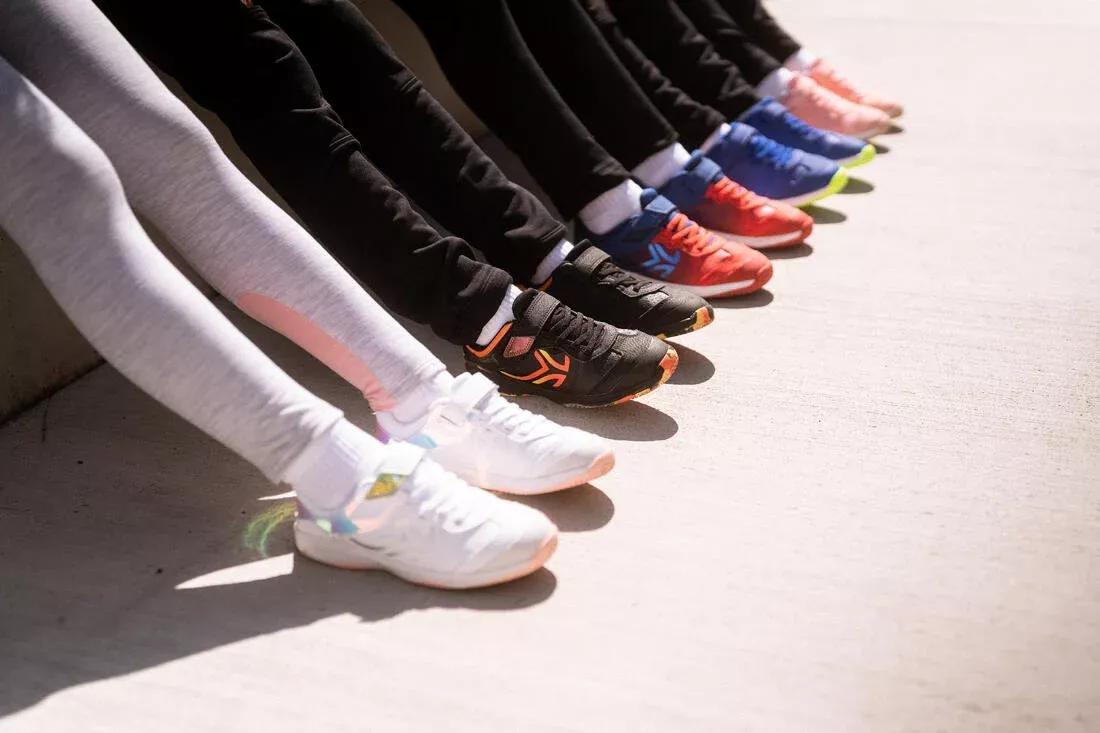 Kids Durable Rip-Tab Trainers - TS160, Navy, 5401_000, large image number 3