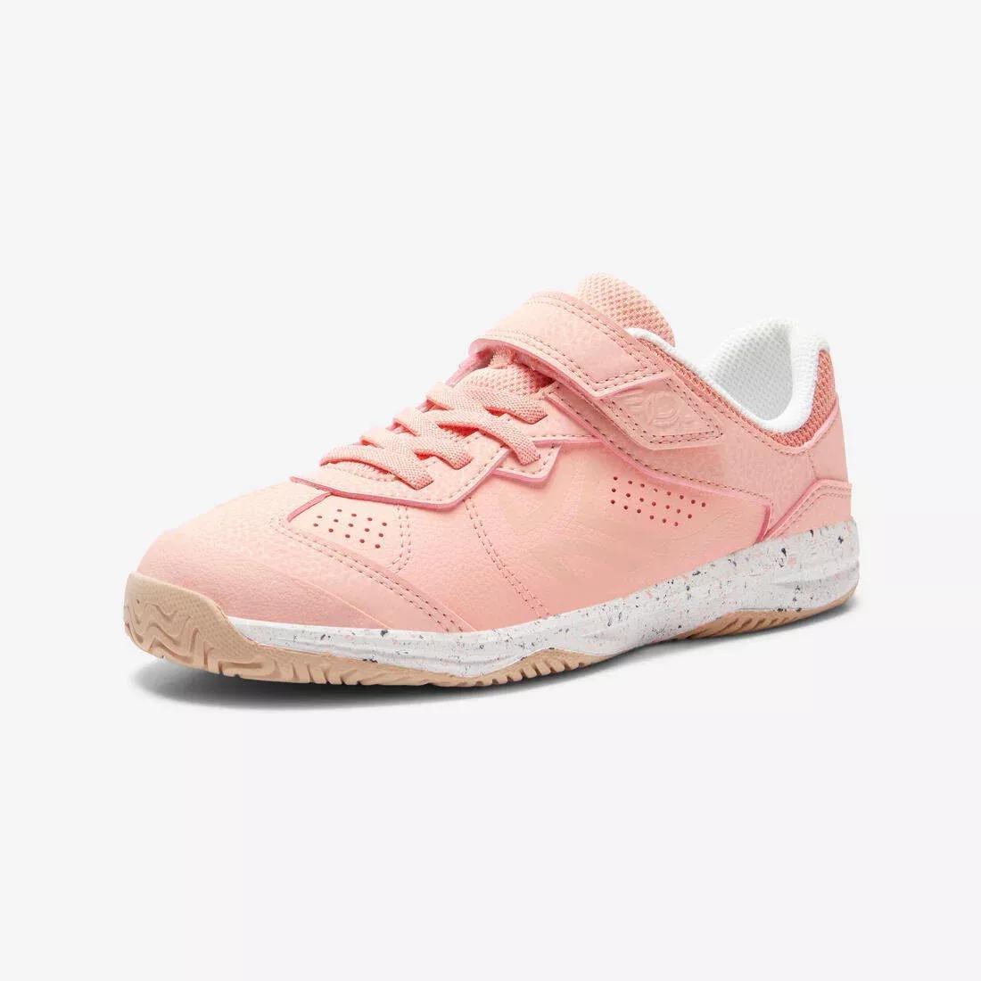 Kids Girls Durable Rip Tab Trainers - Ts160, Pink, , large image number 0