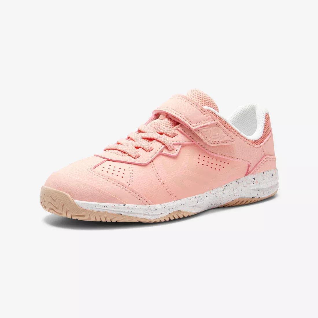 DECATHLON - Kids Girls Durable Rip Tab Trainers - TS160, Pink