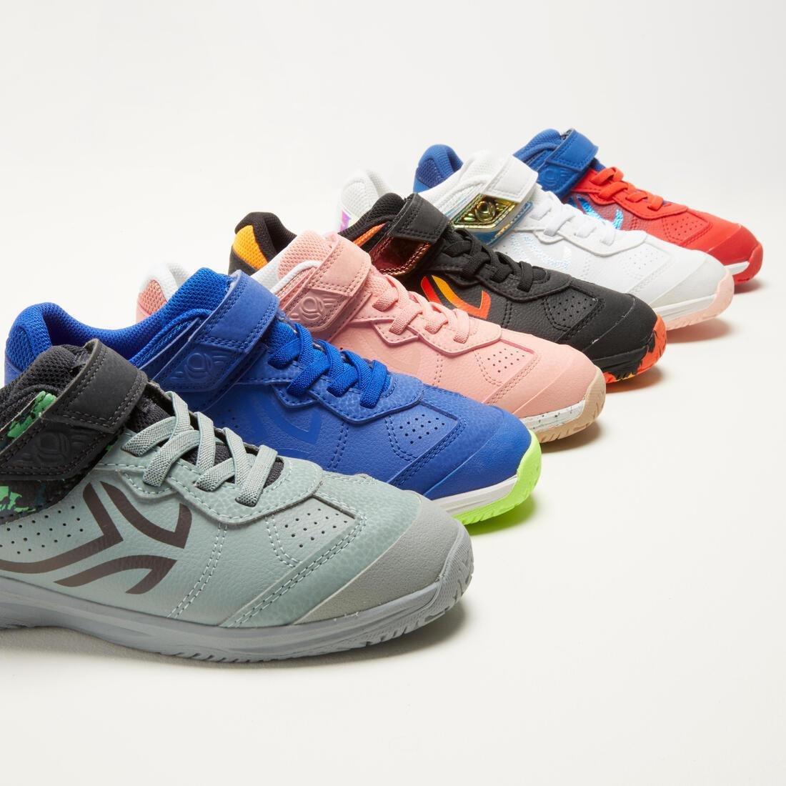 Kids Girls Durable Rip Tab Trainers - Ts160, Pink, No Color, large image number 3