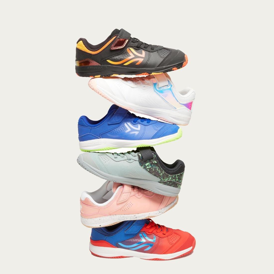 Kids Girls Durable Rip Tab Trainers - Ts160, Pink, , large image number 7