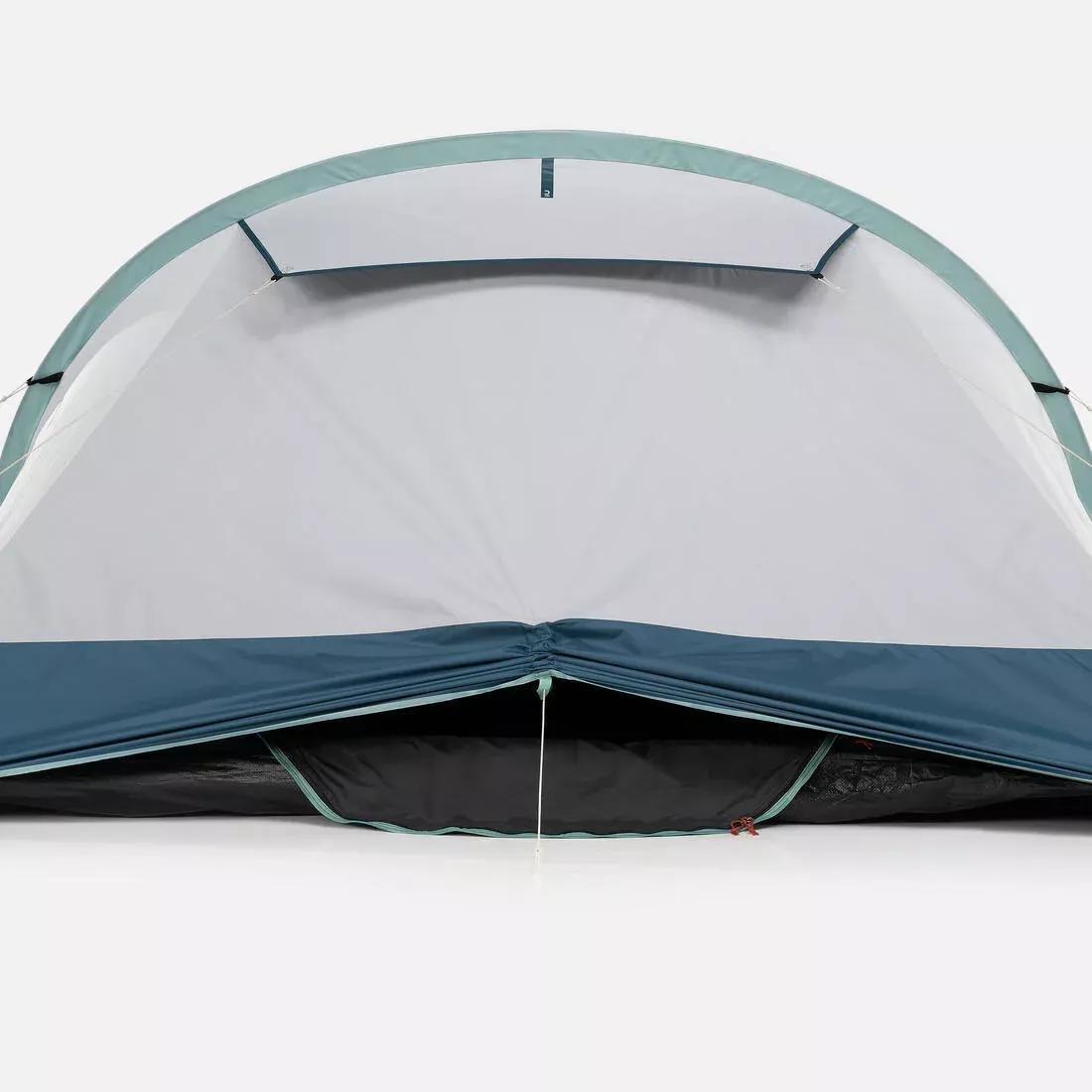 Camping Tent With Poles Arpenaz 4.1 - 4 Persons 1 Bedroom, No Color, large image number 5