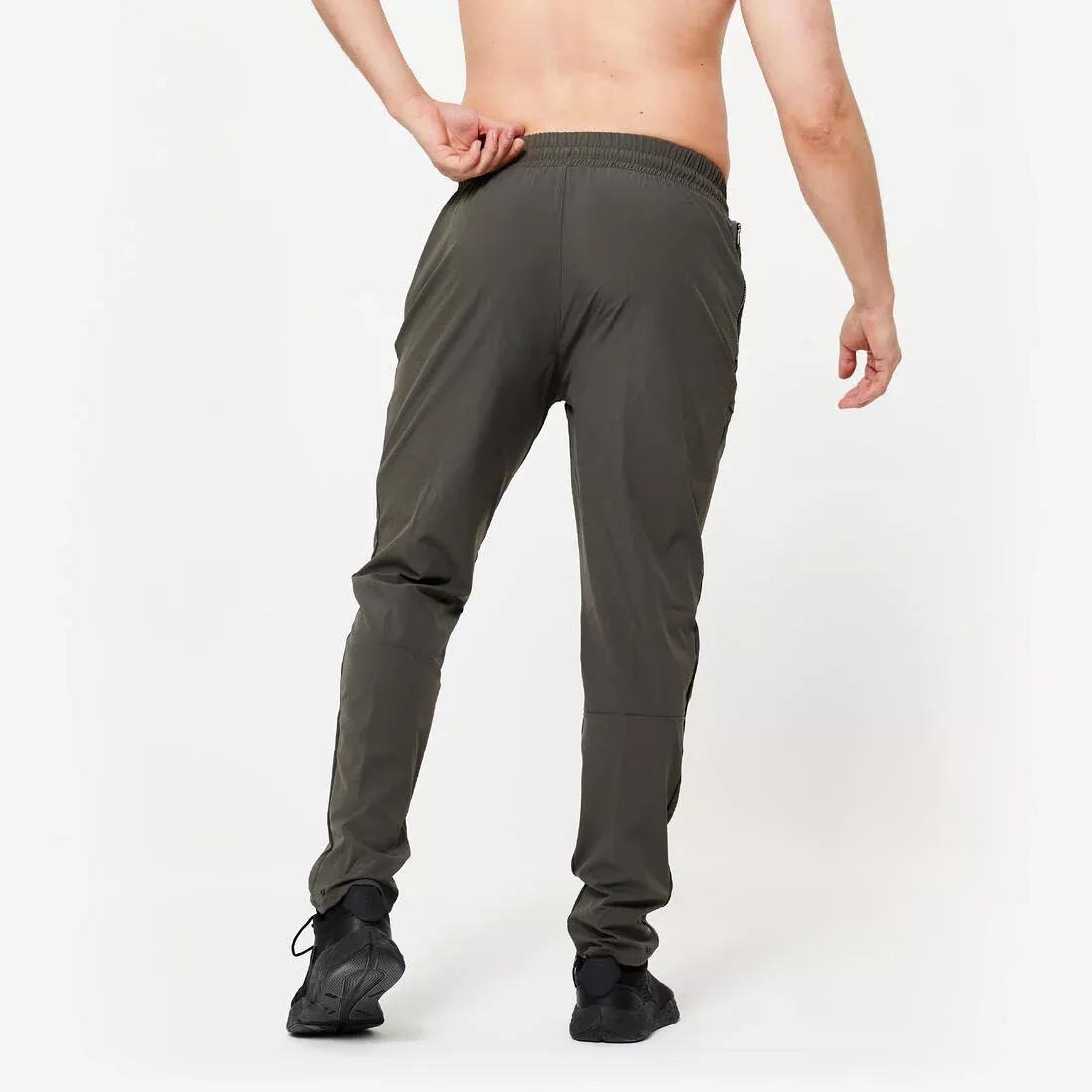Men Breathable Fitness Collection Bottoms, Green, No Color, large image number 6