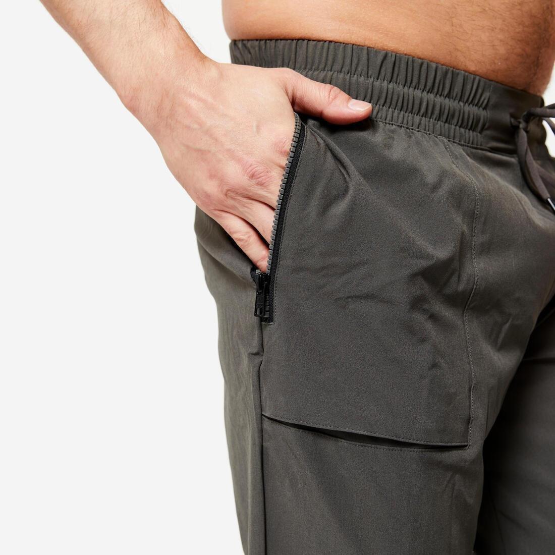 Men Breathable Fitness Collection Bottoms, Green, No Color, large image number 8