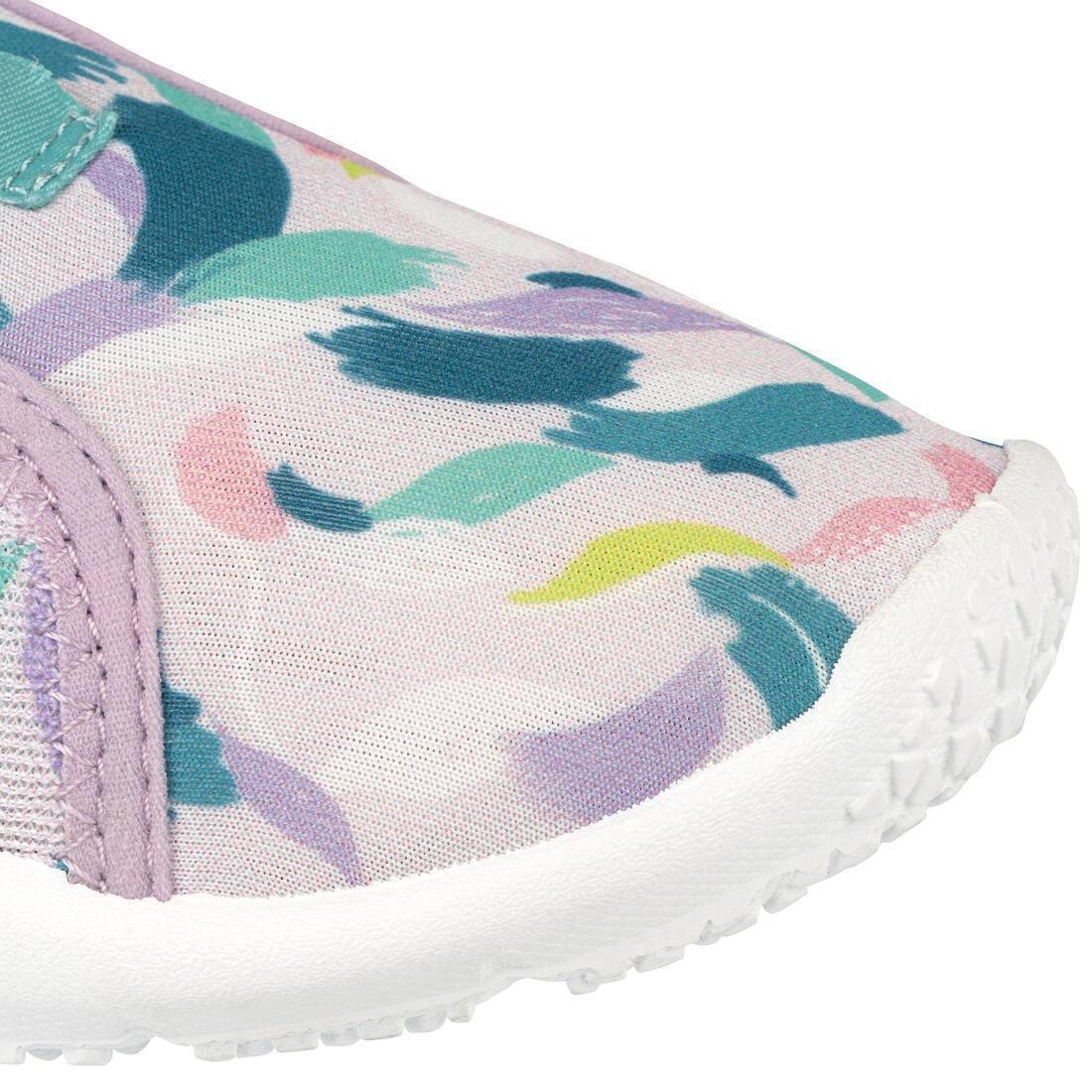 Kids Unisex Elasticated Aquashoes - 120 Beach Party, Blue, No Color, large image number 3