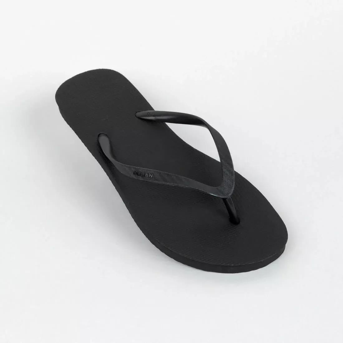 Womens Flip-Flops, Black, No Color, large image number 0