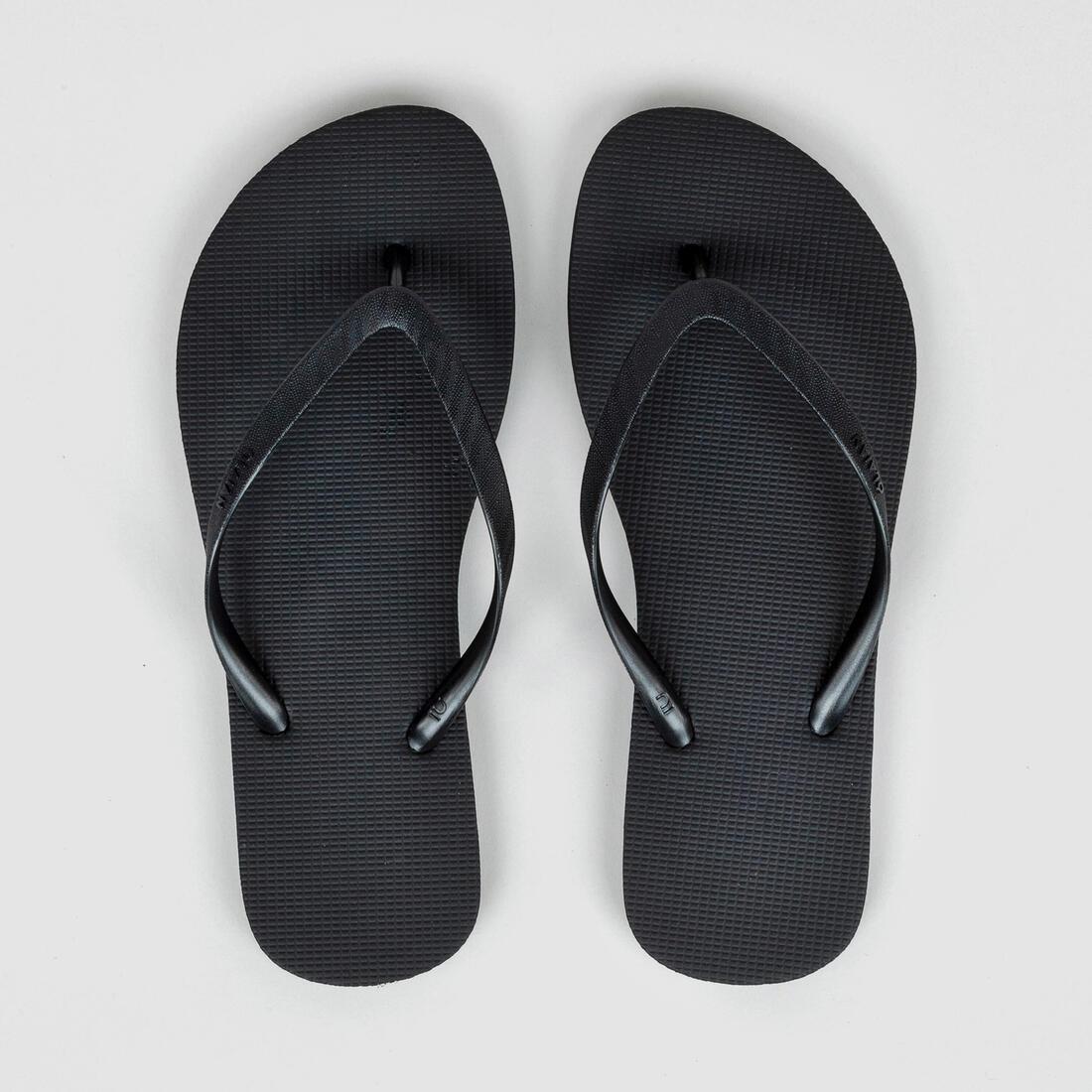 Womens Flip-Flops, Black, No Color, large image number 1