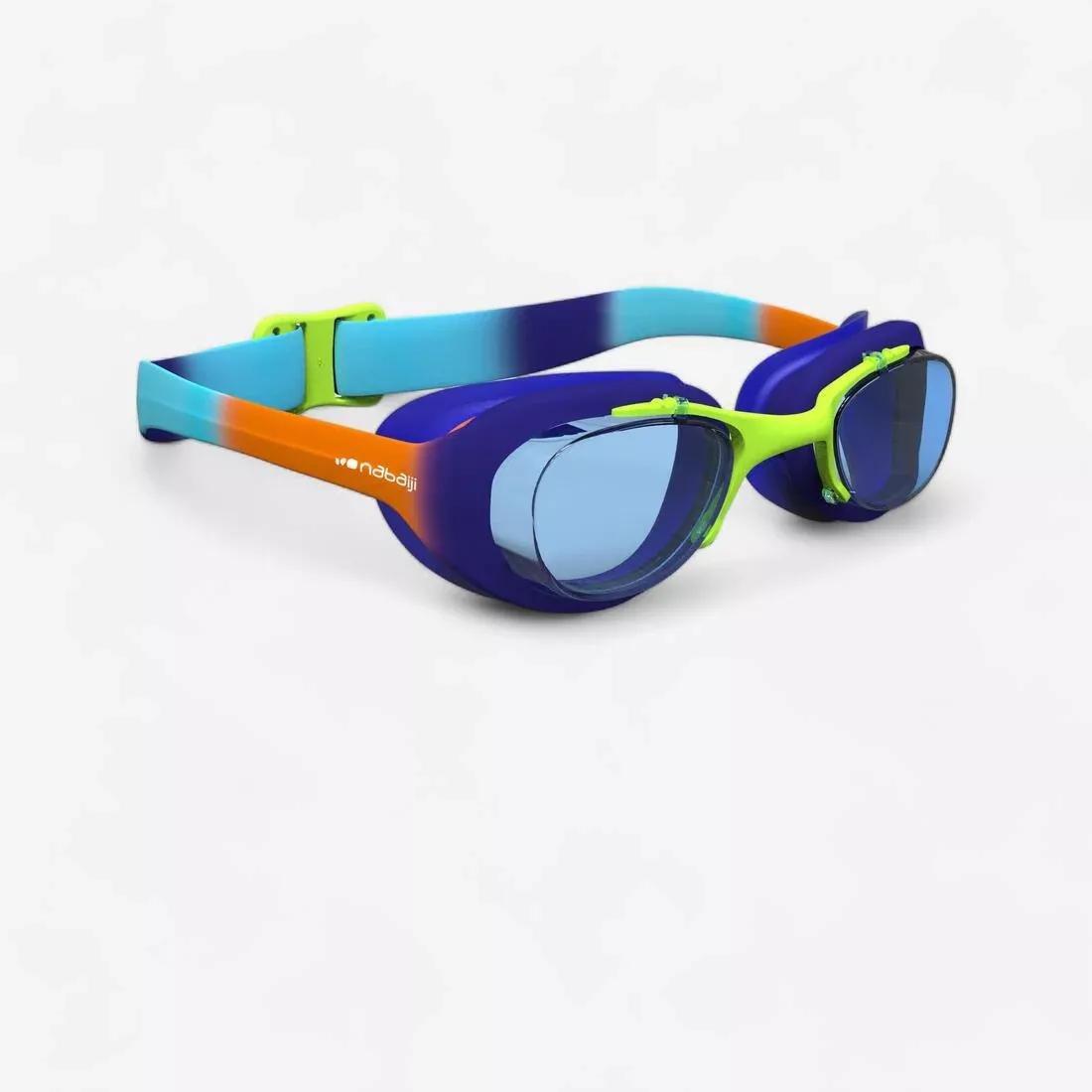 Kids Clear Lenses Swimming Goggles - Xbase 100, Pink, No Color, large image number 6