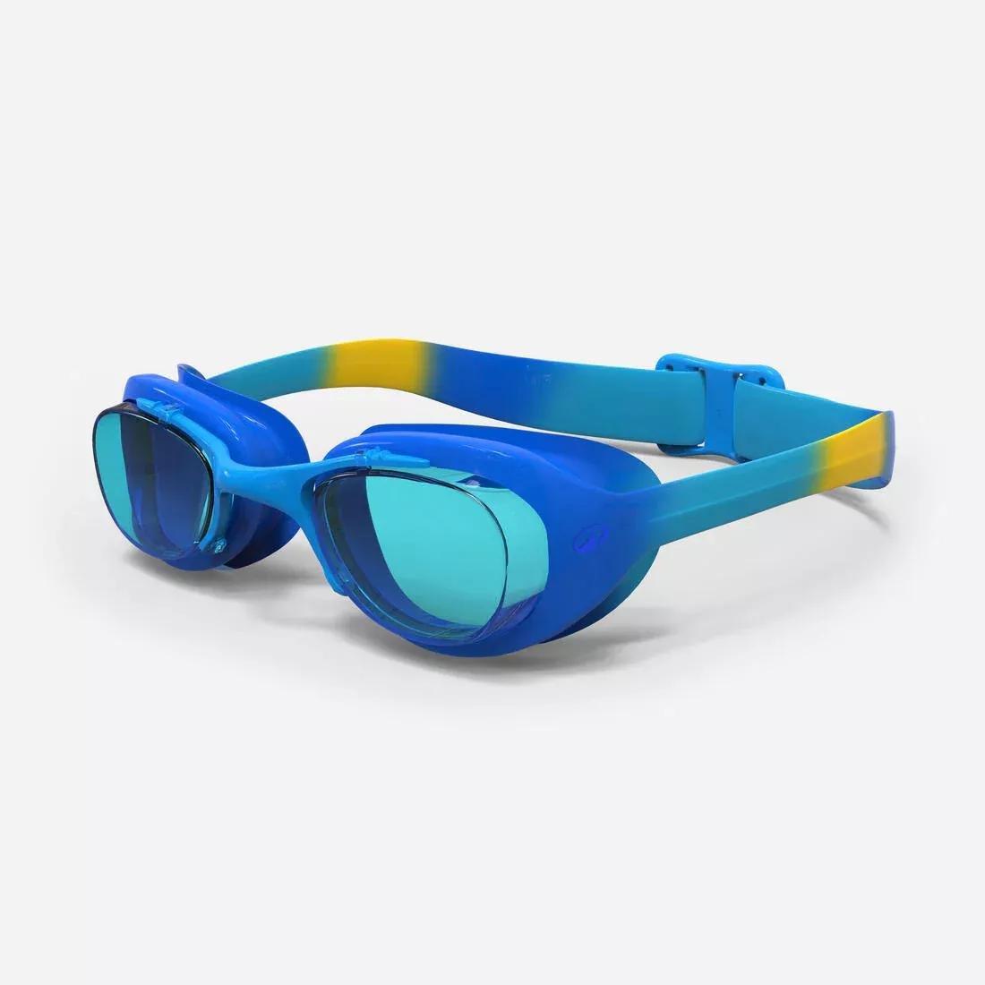 Kids Unisex Swimming Goggles - Xbase Pink Blue Tinted, Blue, No Color, large image number 0