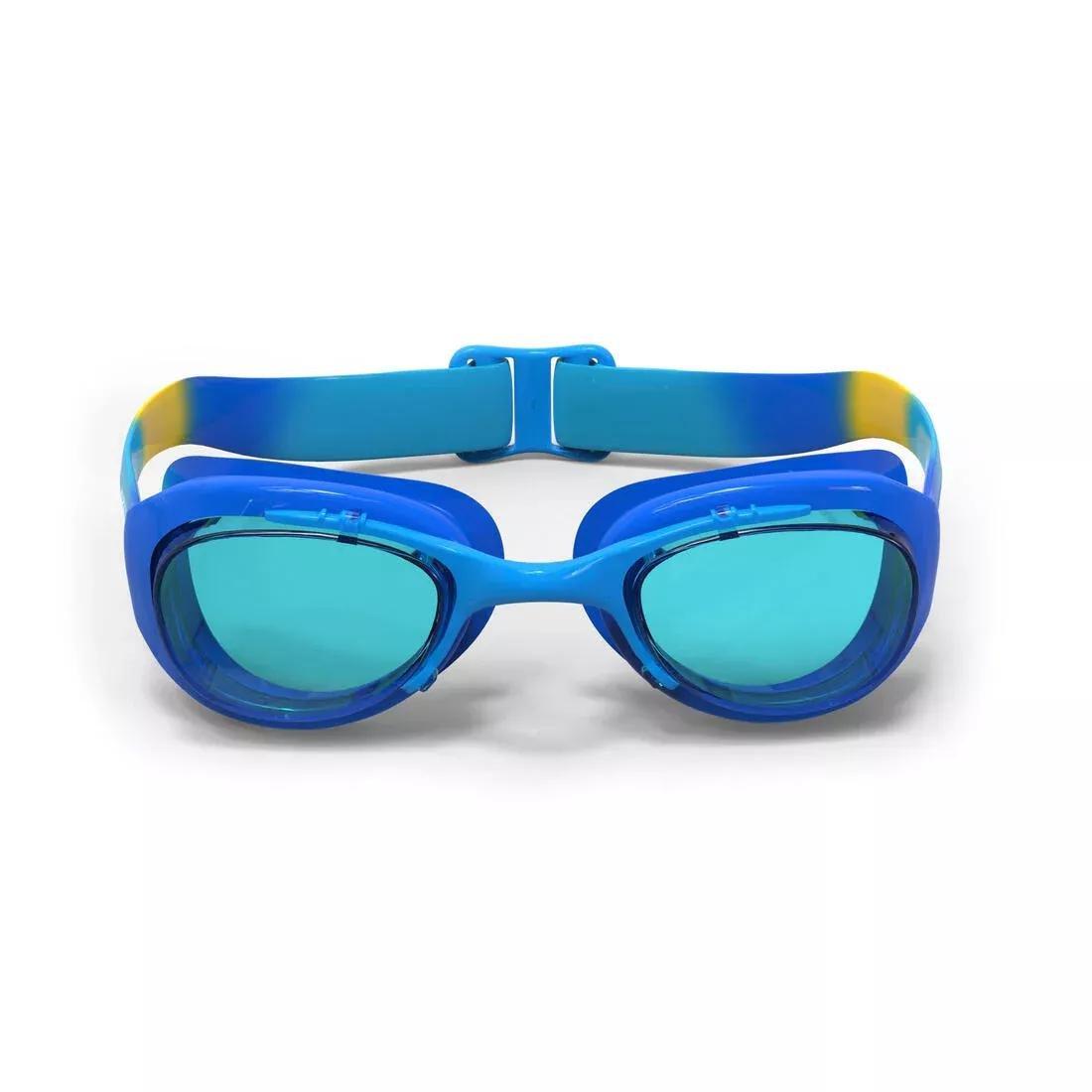 Kids Unisex Swimming Goggles - Xbase Pink Blue Tinted, Blue, No Color, large image number 8