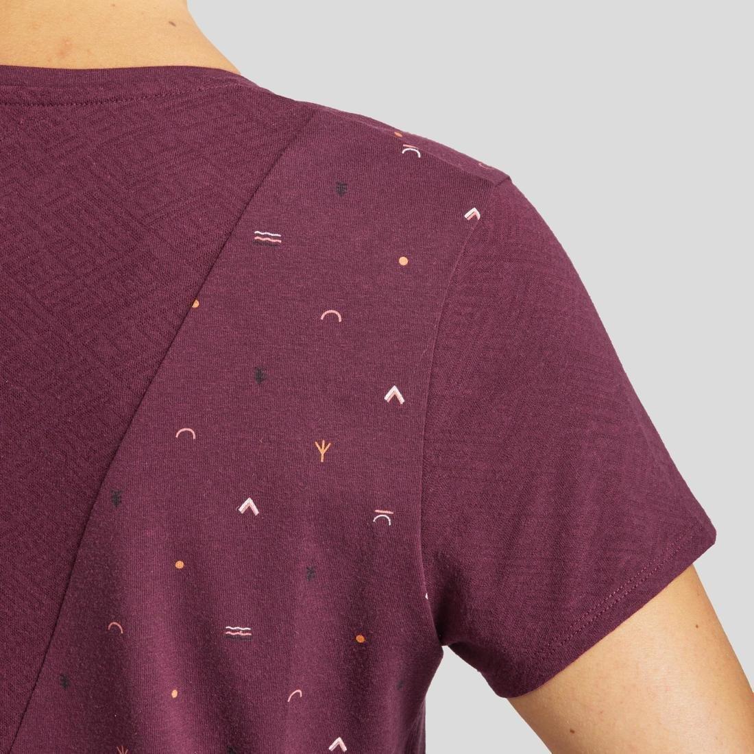 Women Hiking T-Shirt - Nh500, Blue, , large image number 10