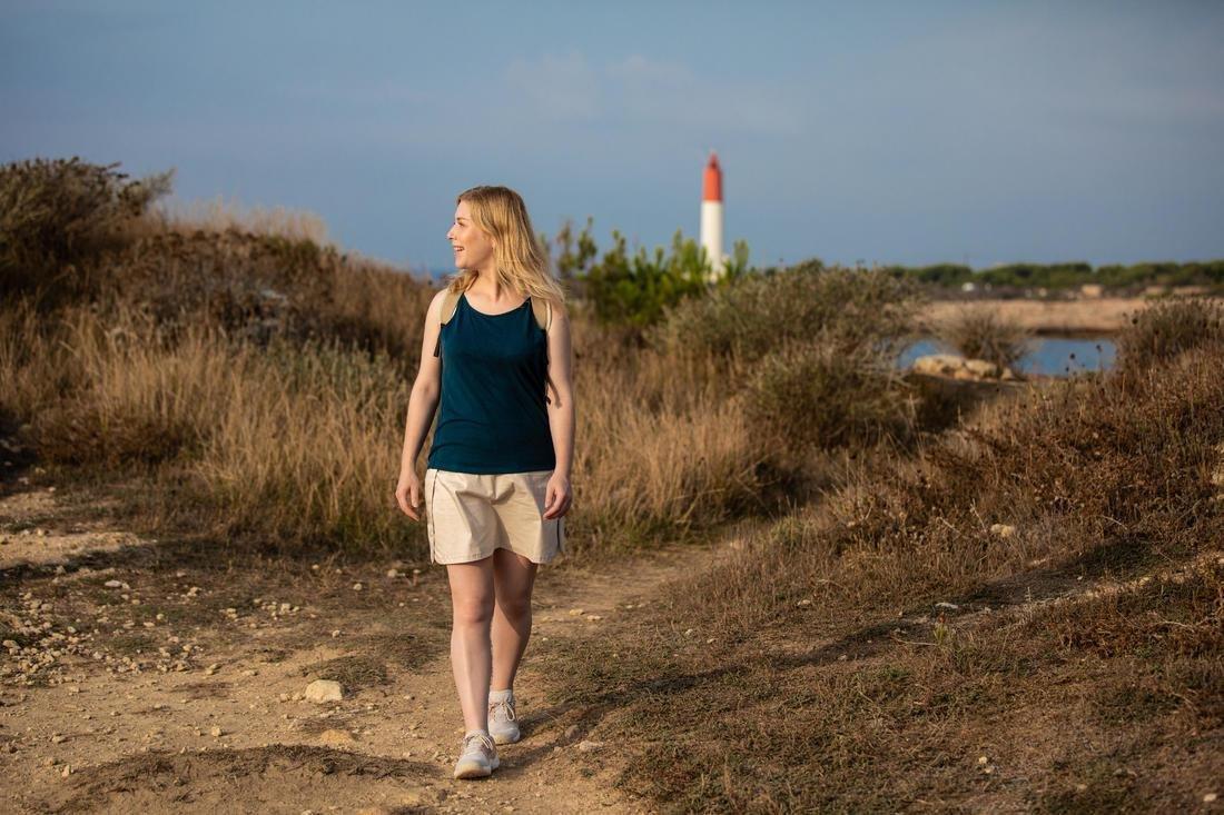 Women Hiking Vest - NH500, Pink, No Color, large image number 4