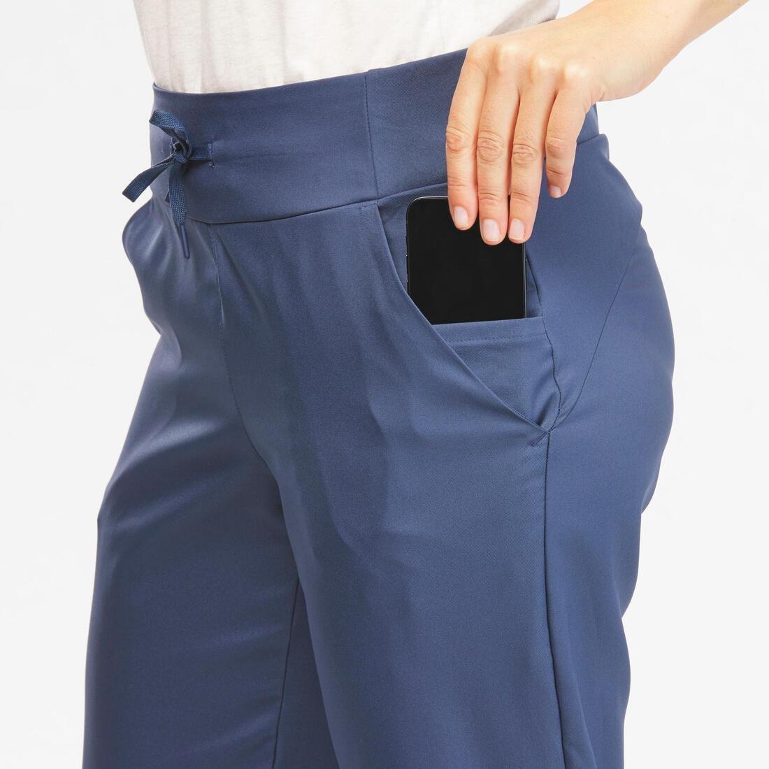 Women Hiking Trousers - Nh100, Grey, , large image number 12