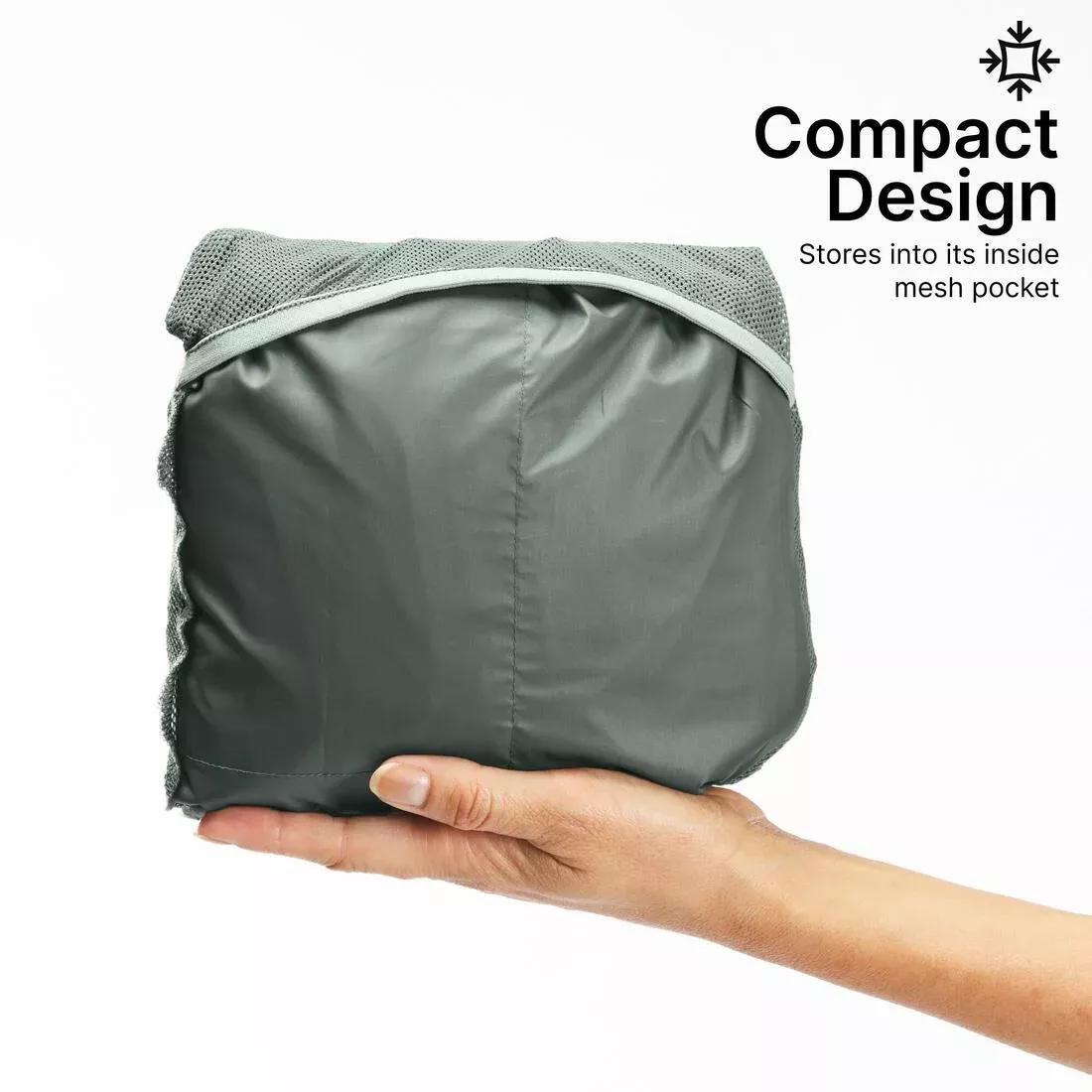 Women Waterproof Hiking Jacket - Raincut Long, Pink, No Color, large image number 5