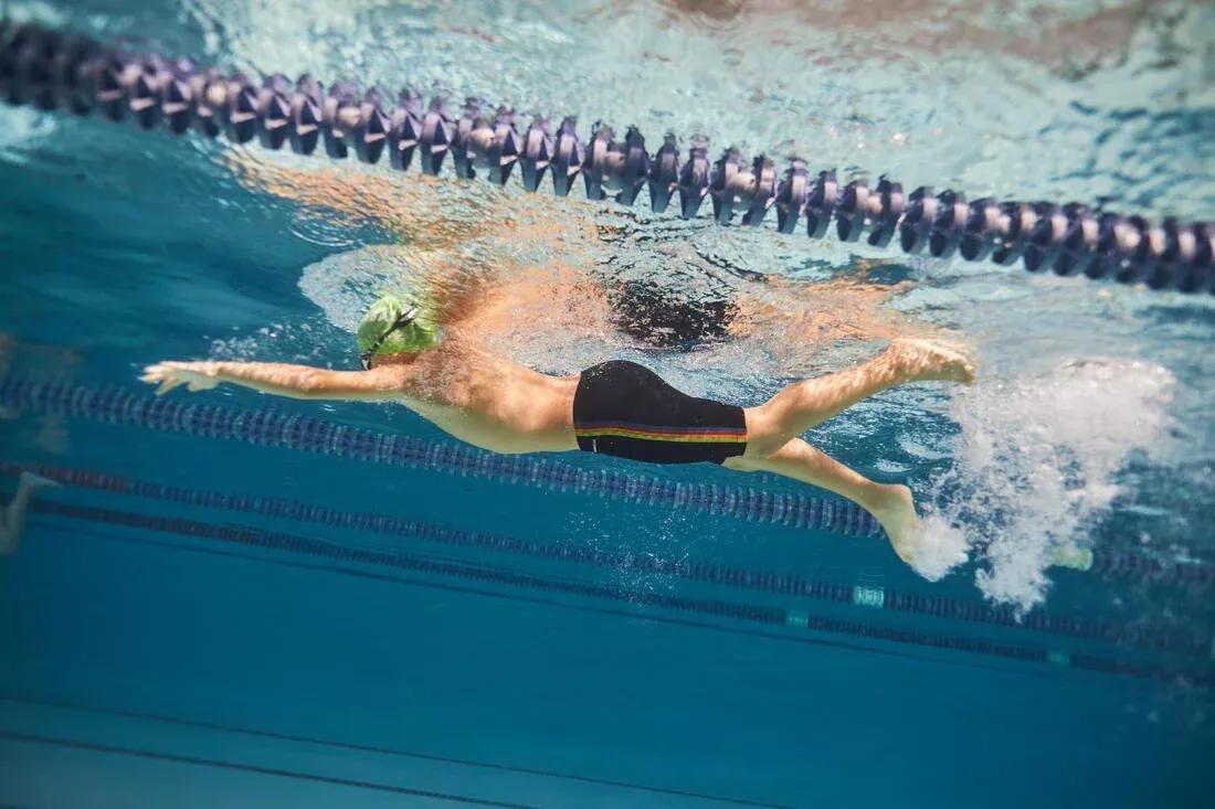 Kids Boys Swimming Jammer - Fitib 500, Black, No Color, medium