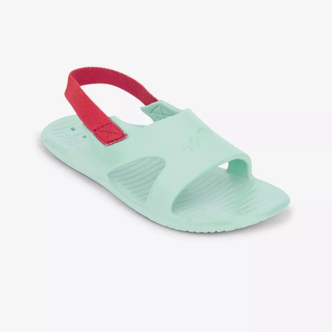 Kids Pool Sandal - Slap 100 Basic, Green, , large image number 0