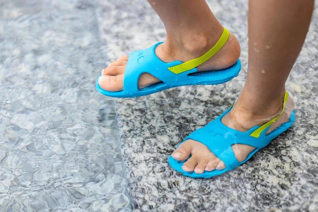 Kids Pool Sandal - Slap 100 Basic, Green, , large image number 2