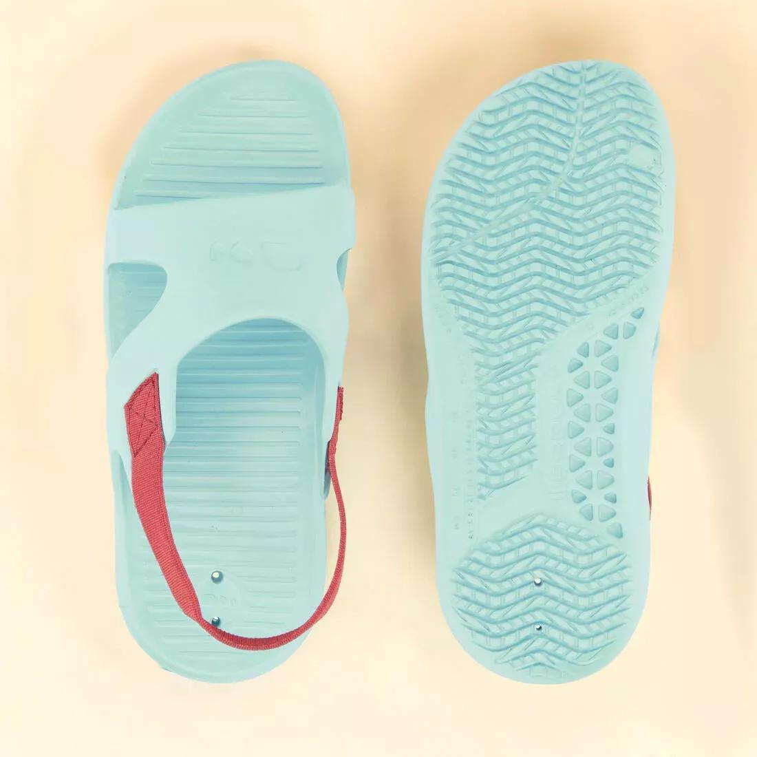 Kids Unisex Pool Sandal - 100 Basic, Blue, No Color, large image number 11