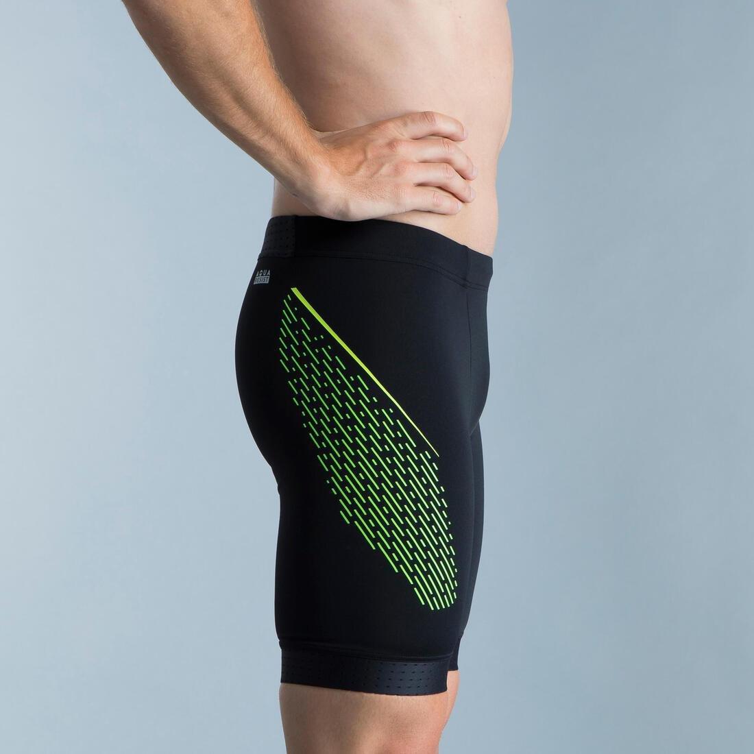 Men Swimming Jammer - Fiti 500, Black, No Color, large image number 2