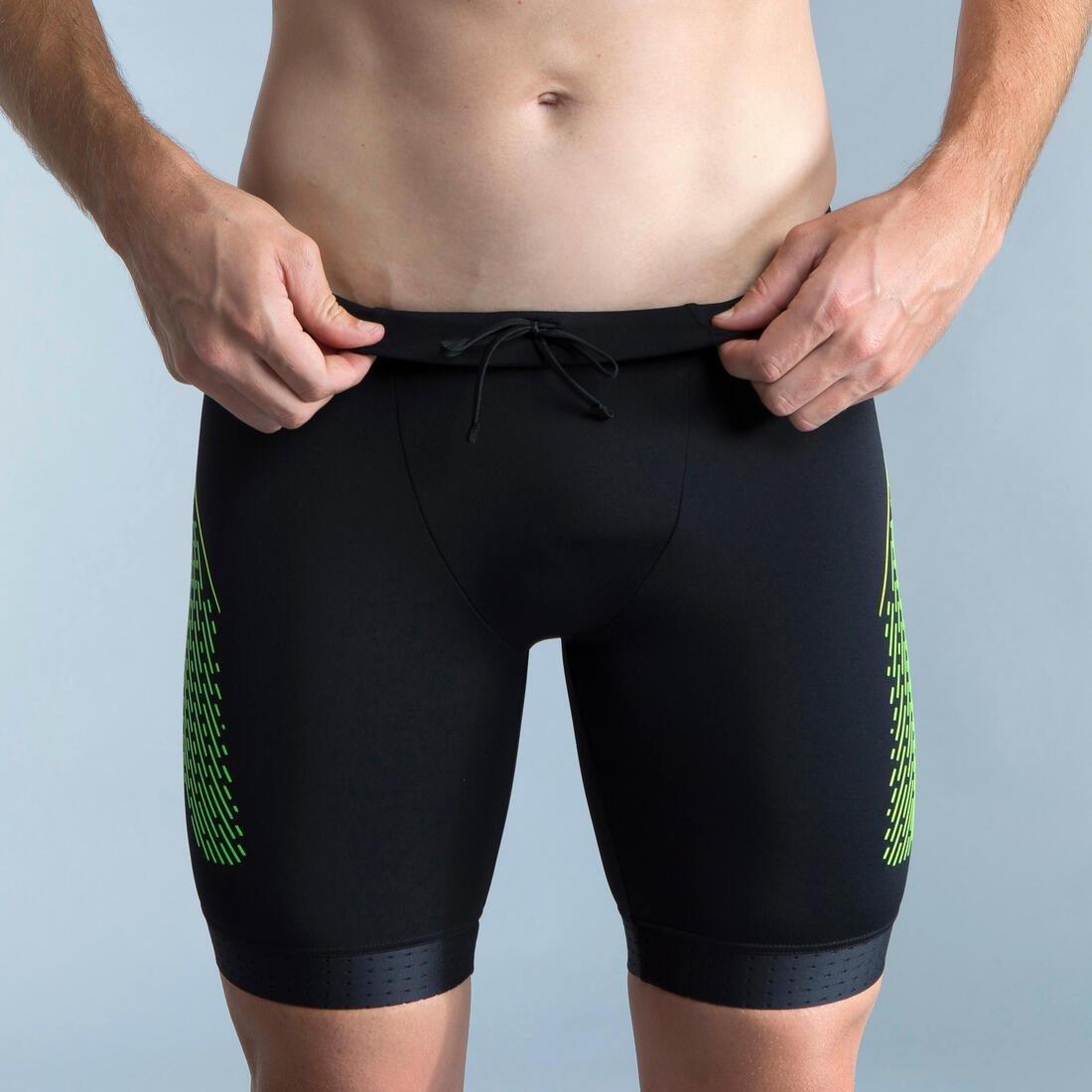 Men Swimming Jammer - Fiti 500, Black, , large image number 4