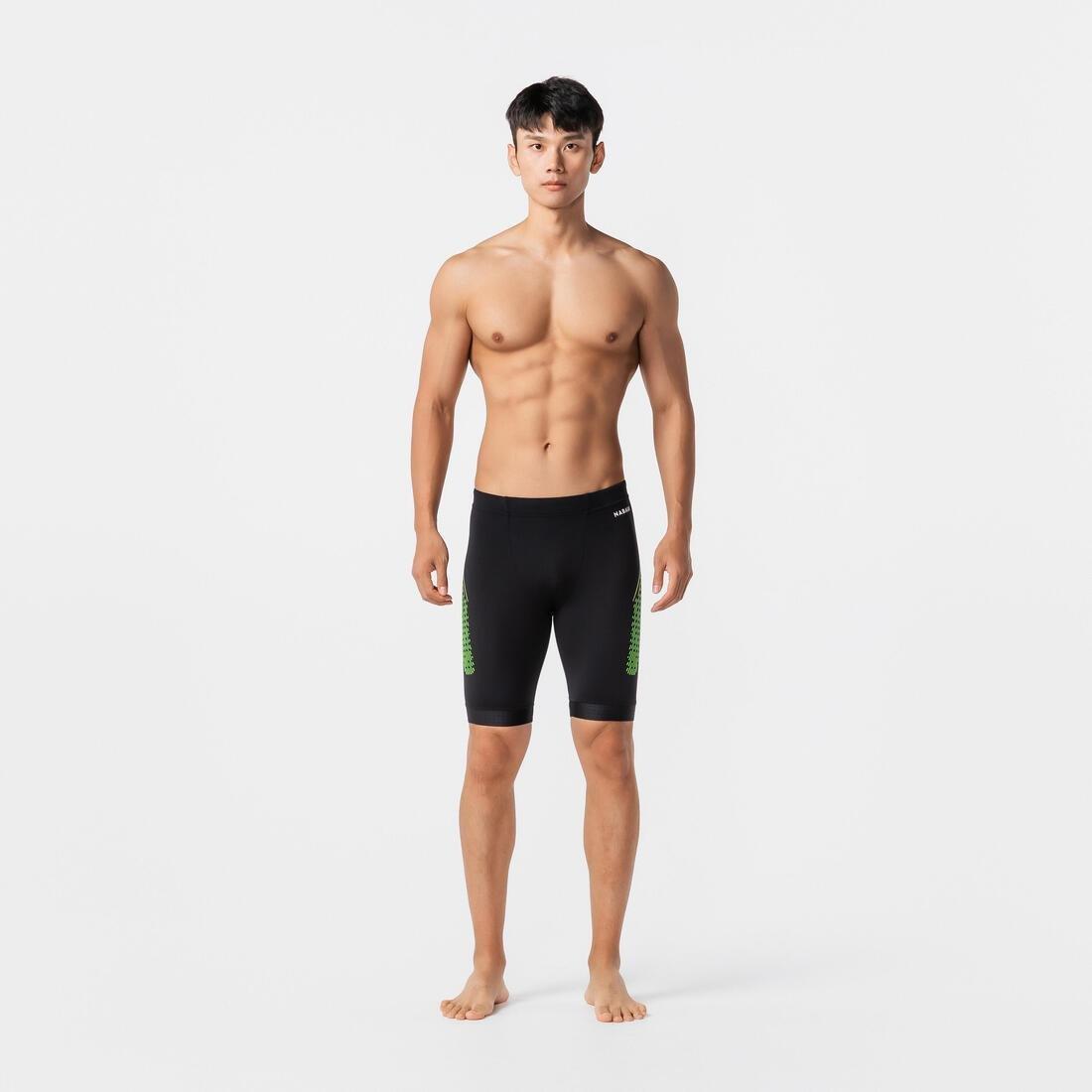 Men Swimming Jammer - Fiti 500, Black, No Color, large image number 5