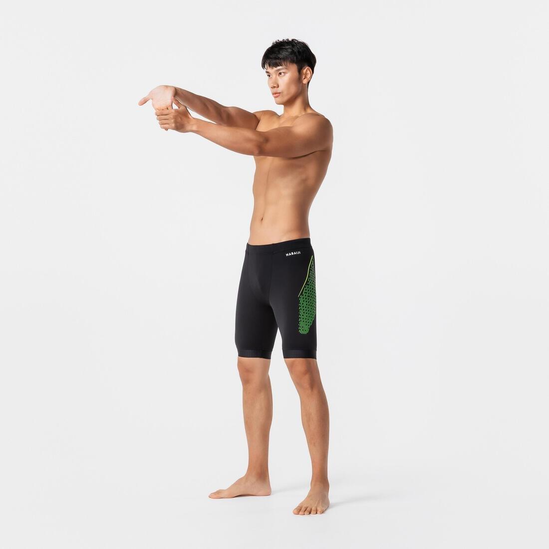 Men Swimming Jammer - Fiti 500, Black, No Color, large image number 8